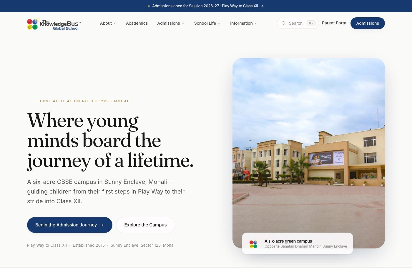 The Knowledge Bus Global School